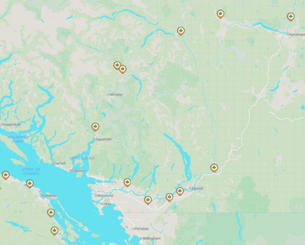 Canada location map